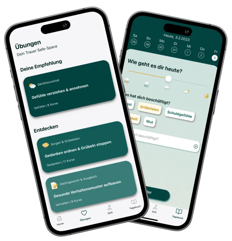 grievy App – Übungen und Tagebuch